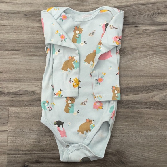 Assorted girls long sleeve onsie - Picture 5 of 7